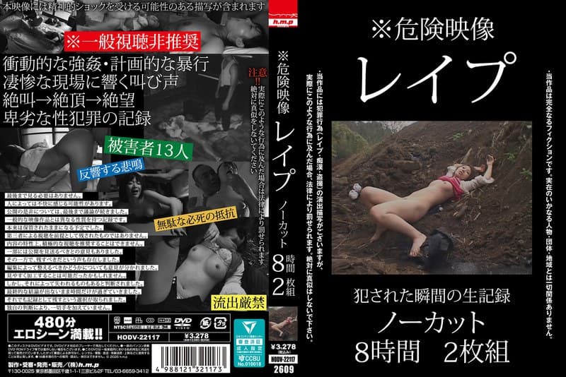 『※危険映像 レ●プ ノーカット8時間2枚組』の代表画像
