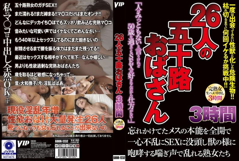 『26人の五十路おばさん 3時間』の代表画像
