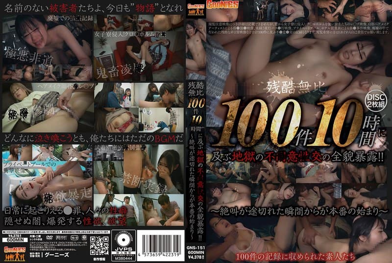 『残酷無比 100件10時間に及ぶ地獄の不●意●交の全貌暴露 ！！～絶叫が途切れた瞬間からが本番の始まり～』の代表画像