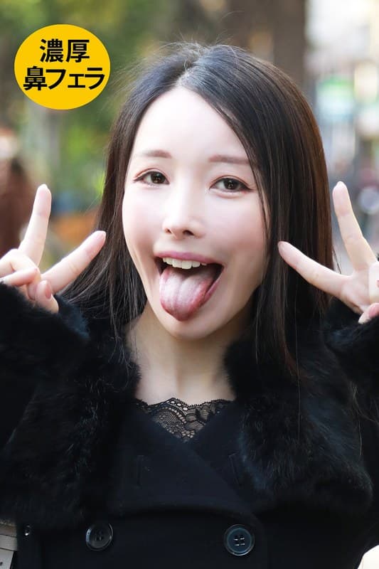 『言葉責めソフトSの三白眼ドエロ姉さんがM男に濃厚鼻フェラ』の代表画像