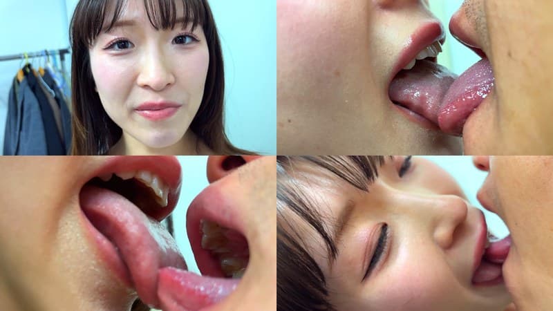『ももなちゃんがM男に濃厚キス』の代表画像