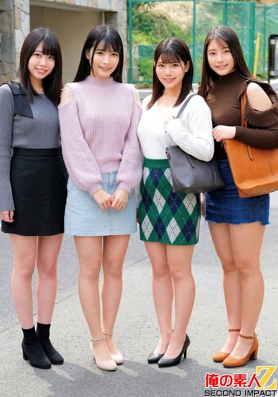 『素人女子2人と童貞1人の夢の3Pハーレム生筆おろし りな/さくら/みくる/あすな』の代表画像