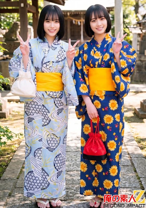 『祝夏！花火大会に来てた浴衣美人と激えち野球拳！りいさちゃんとあいちゃん』の代表画像
