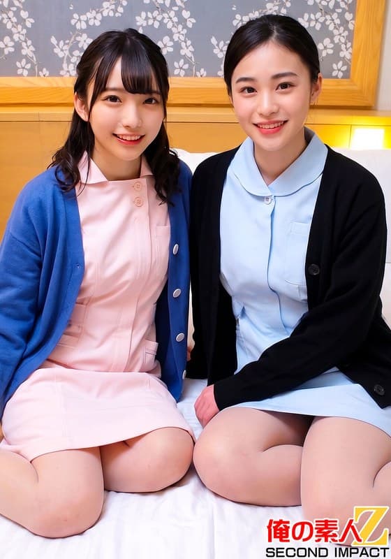 『完全顔出しガチナンパ！とっても優しい天使みたいなナースさんに包茎インポ童貞3重苦男子のオナニーの介抱してもらいました！！あおいさんとミナさん』の代表画像